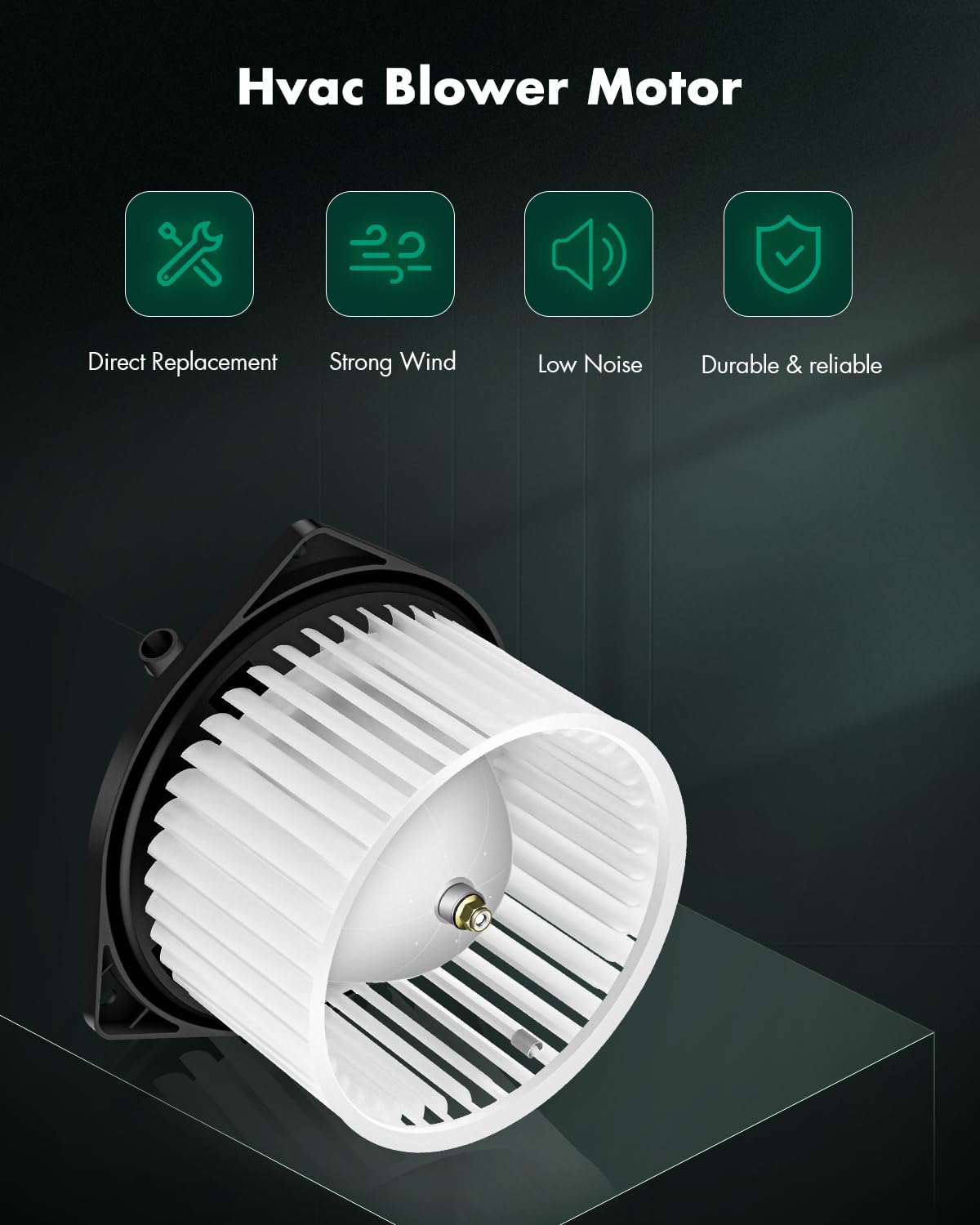 Scitoo 700239 Hvac Blower Motor With Fan Cage Fit For 2008-2017 Mitsubishi Lancer, 2008-2018 Mitsubishi Outlander Front, 2013-20