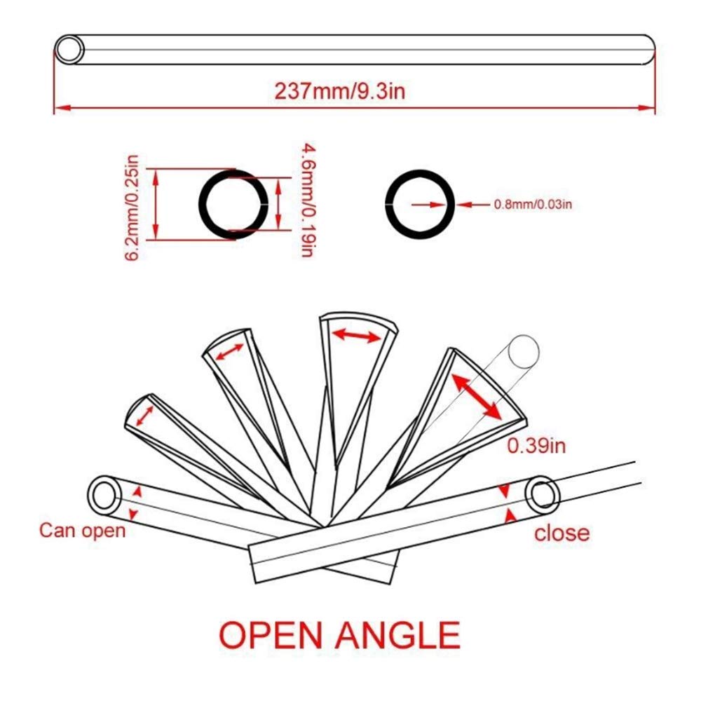JZY Bike Spoke Skins Bicycle Covers - 72Pcs Universal Motorcycle Wheelchair Wheel Spoke Wraps, Dirt Bike Spoke Skin, Pipe Trim f