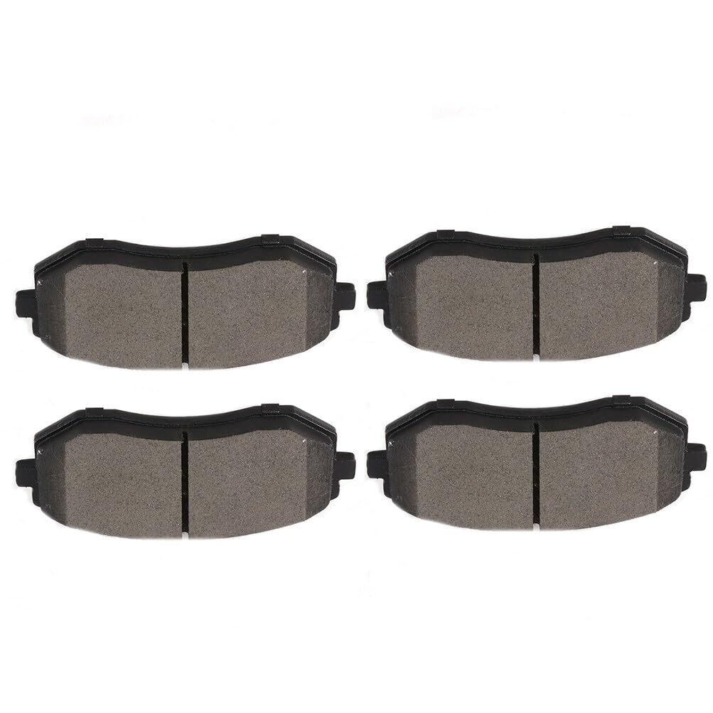 Cciyu D929 Front Semi-Metallic Disc Brake Pads Kit - 4Pcs For Saab 9-2X (2005-2006), Subaru Impreza (2002-2010), Legacy (2002-20