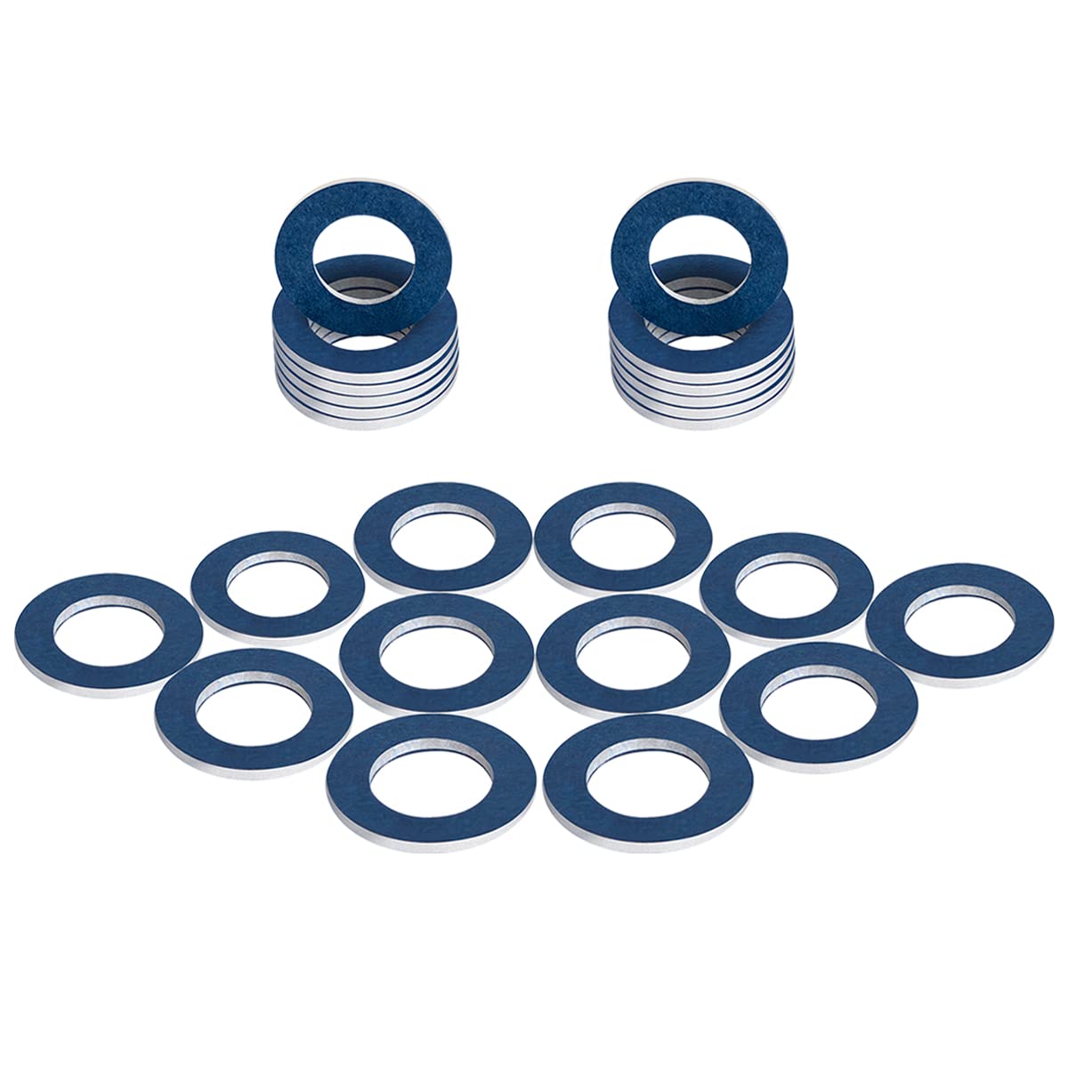 Oil Drain Plug Gaskets Replacement For Toyota Lexus Scion Crush Washer Seals Replaces# 9043012031 Aluminum (12Pcs)
