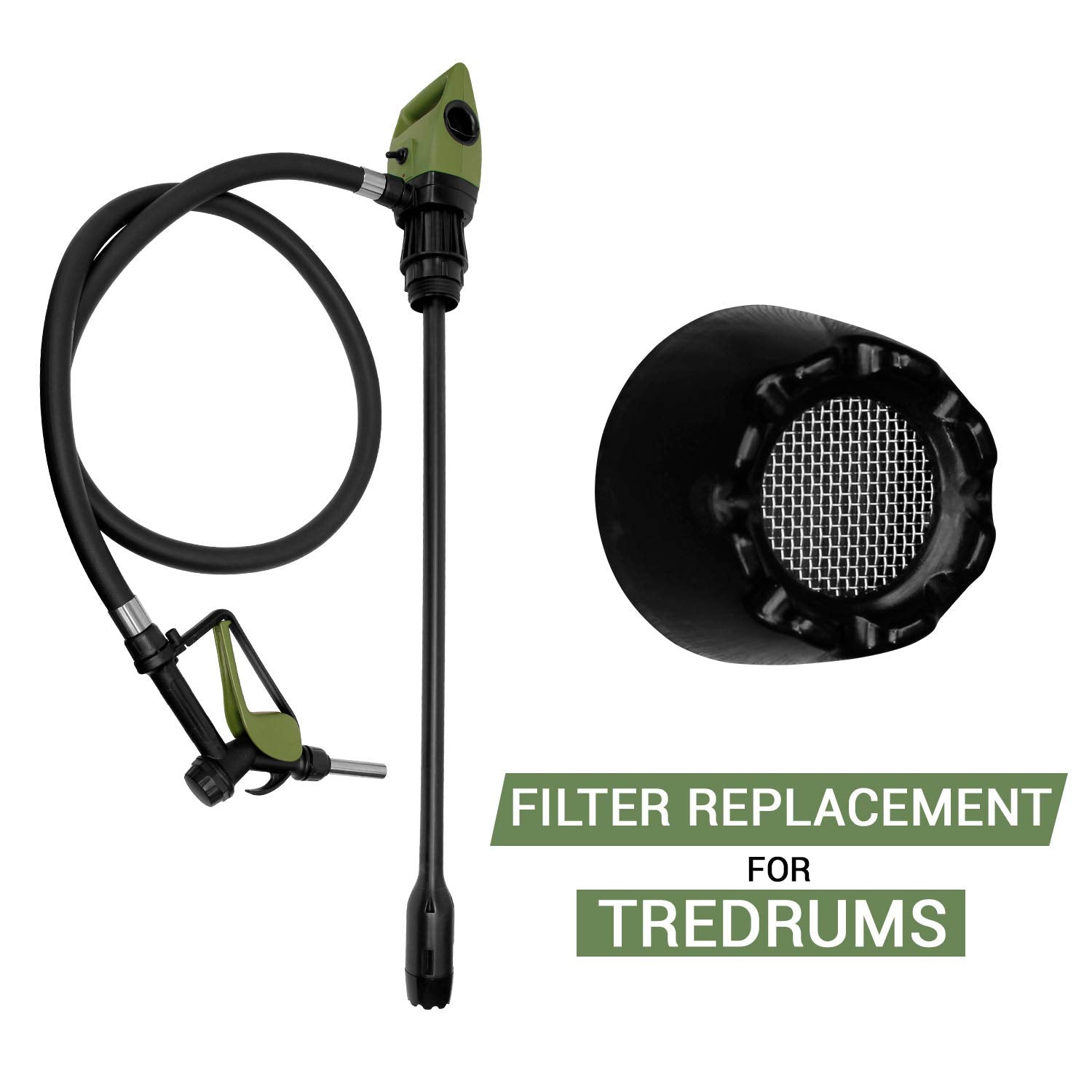 Tera Pump Electric Oil Drum Pump 55Mm Mesh Filter Cap Replacement - Fits Tredrums, Tredrumt, Tredrumt-M