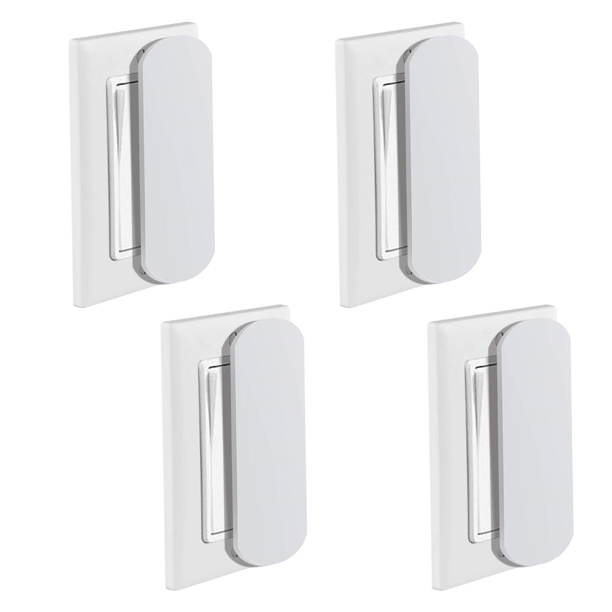 Mvtoe Magnetic Switch And Outlet Cover Light Switch Guards For Flat Modern Switches Toggle Switches, For Sabbath, Home And Office (4 Pack)
