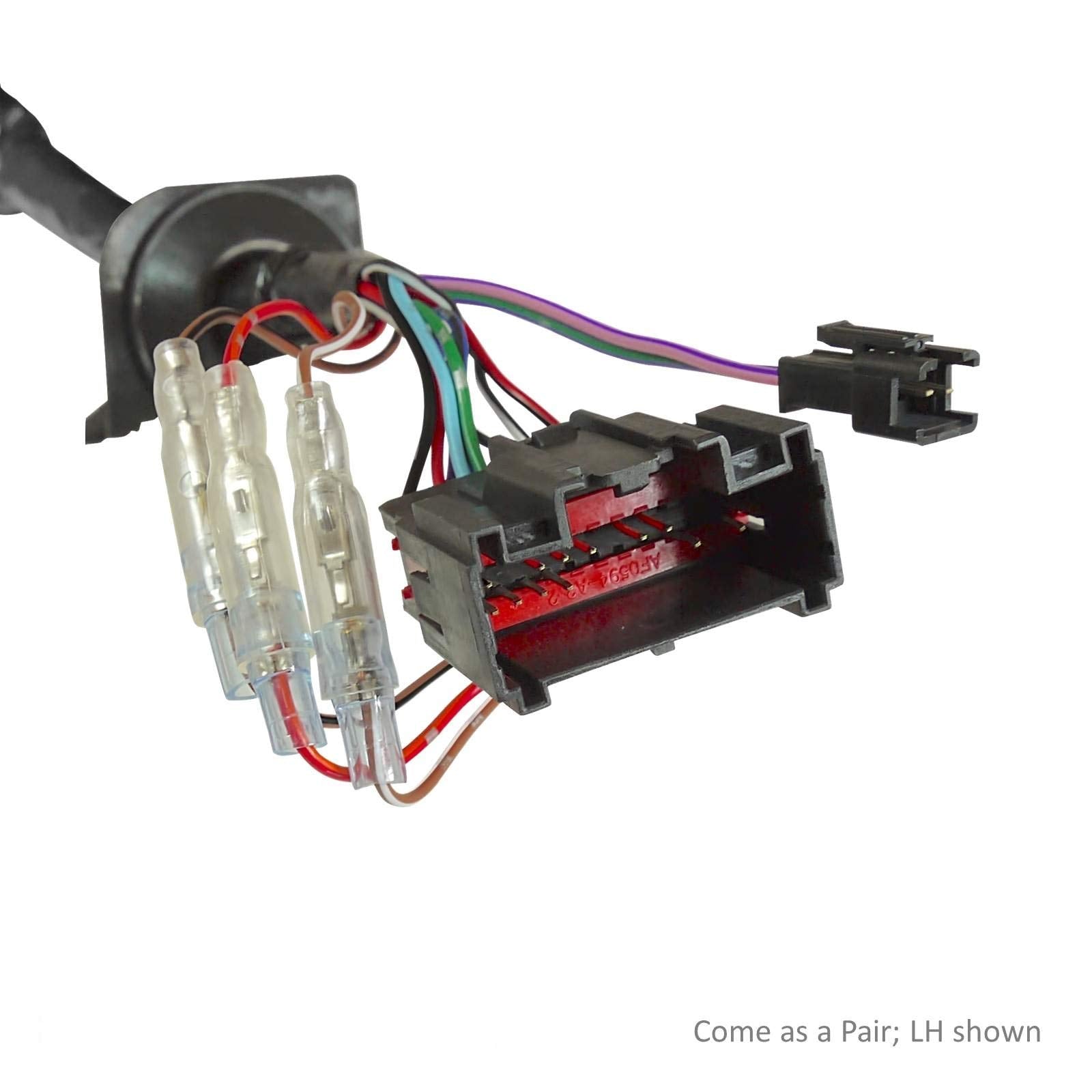 Trail Ridge Tow Mirror Heat Blind Turn Diy Power Fold Spot Marker Pair Compatible With 2015-2018 Ford F-150