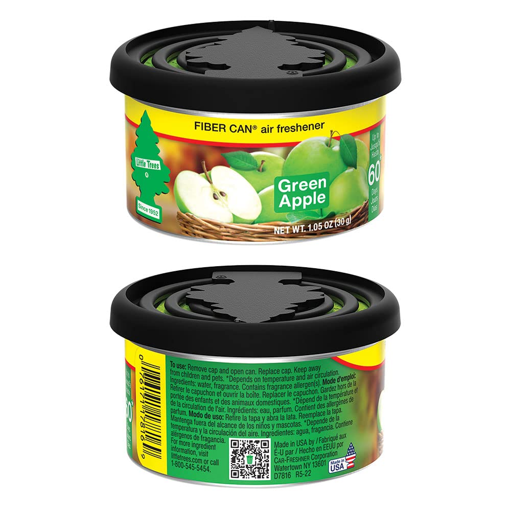 Little Trees Car Air Freshener. Fiber Can Provides A Long-Lasting Scent For Auto Or Home. Adjustable Lid For Desired Strength. G