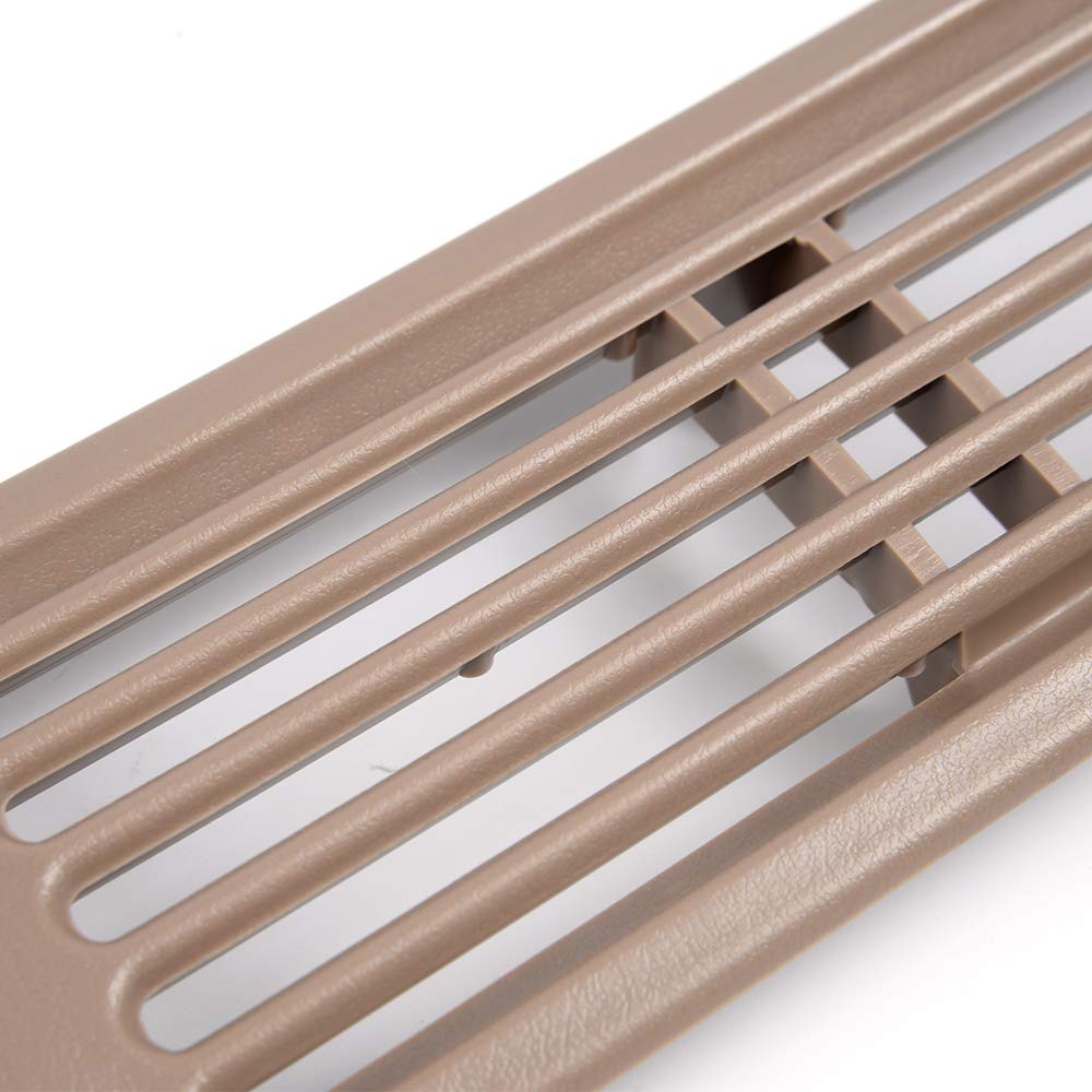 Pit66 Beige Dash Defrost Vent Cover Grille Panel Compatible With 1998-2005 Chevy S10 Gmc Oldsmobile Suv Pickup Truck 15046436