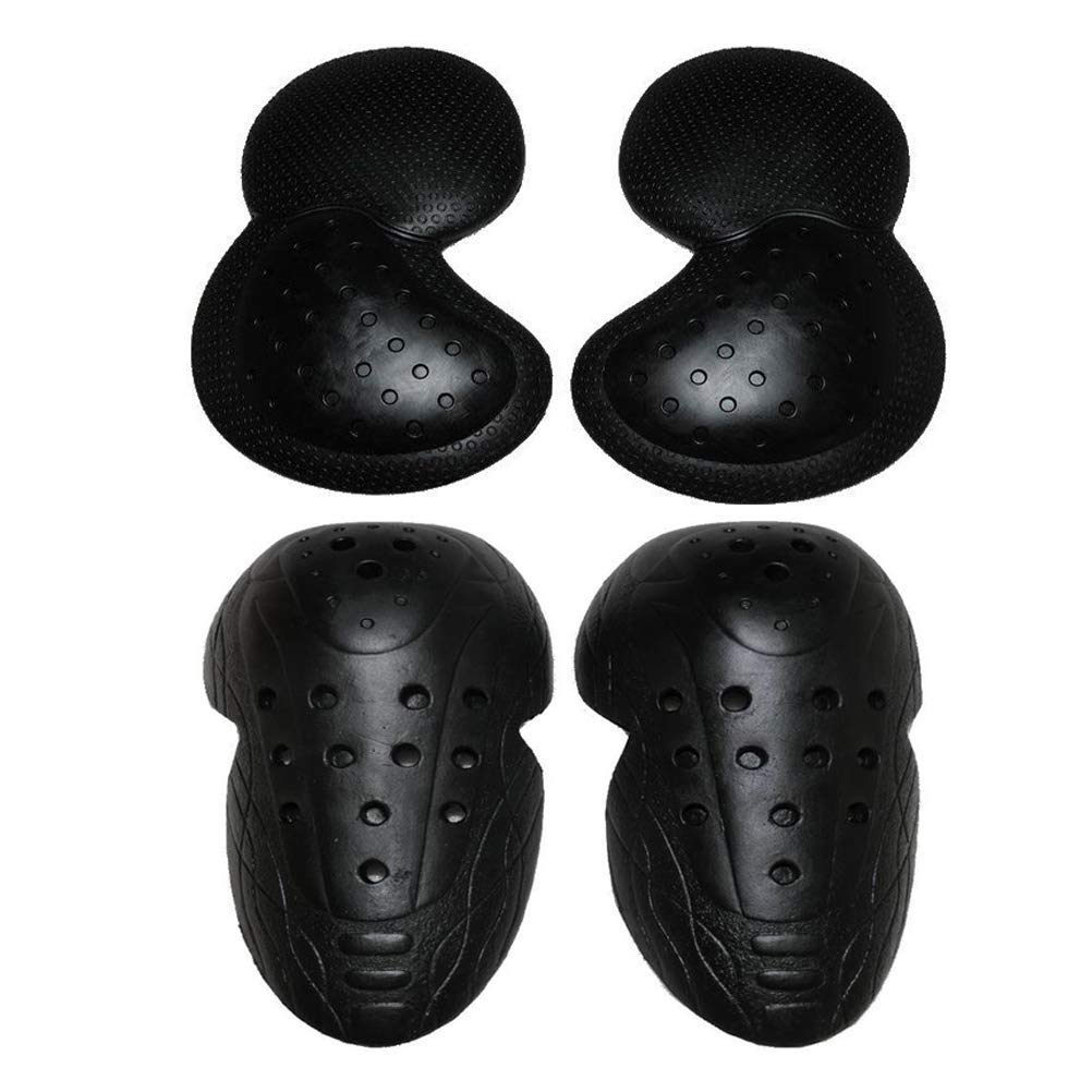 2019 Men Motorcycle Riding Jeans Armor Racing Cycling Pants With Upgrade Knee Hip Protector Pads (Black, M=30)