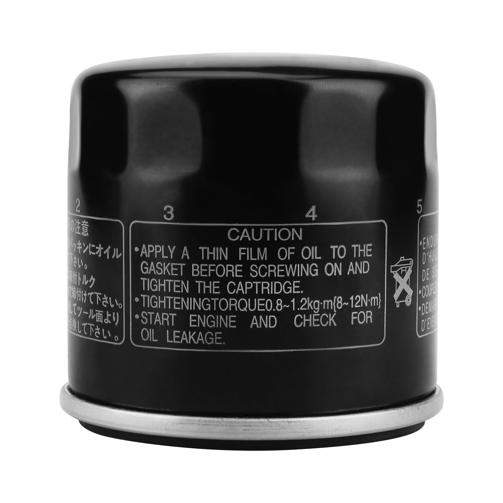 Sollon Oil Filter For Suzuki V-Strom 650 Dl650 1000,Sv650,Eiger 400 Lta400,Kingquad 400 450 500 750,Boulevard C50 C90 M109R M50,