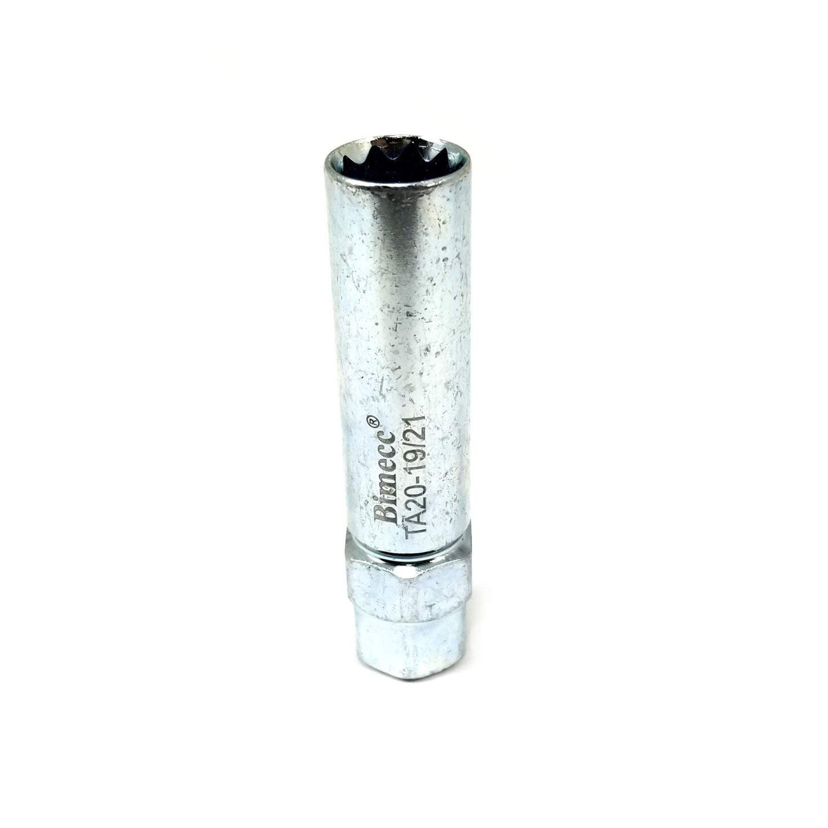 Bimecc Ta20-19/21 10-Spline Lug Nut Tool Key, Passenger W/ 3/4 & 13/16 Hex Drive