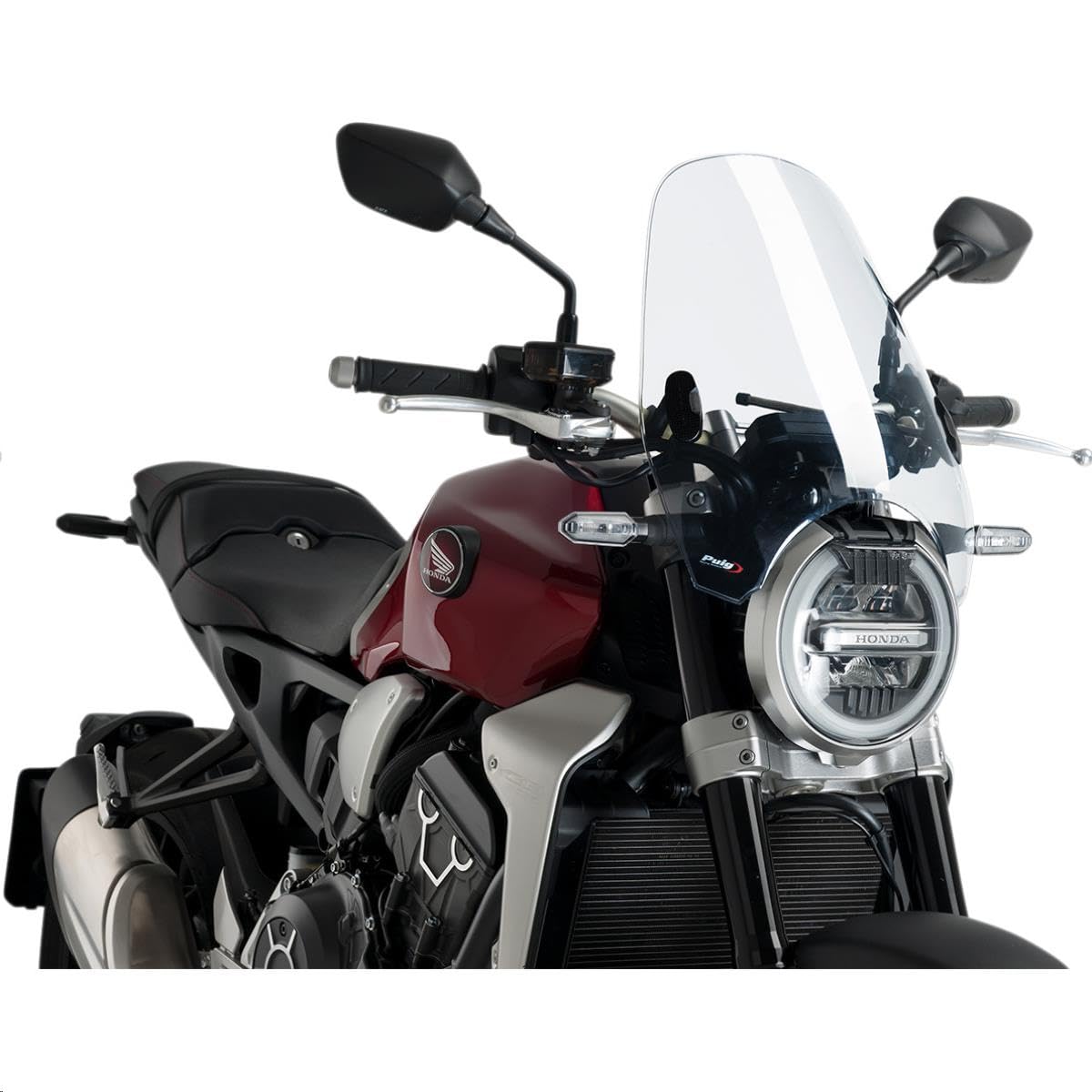 Puig 0336W Clear Custom Ii Windshield for 8 Headlight