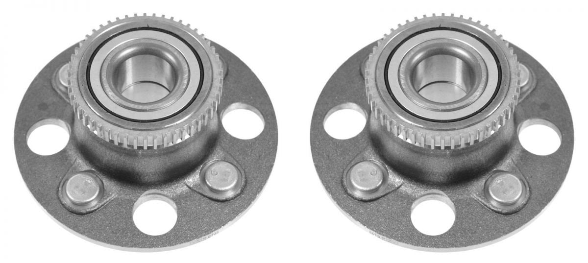 Trq Rear Wheel Hub Bearings Assembly Set Compatible With 2001-2005 Honda Civic
