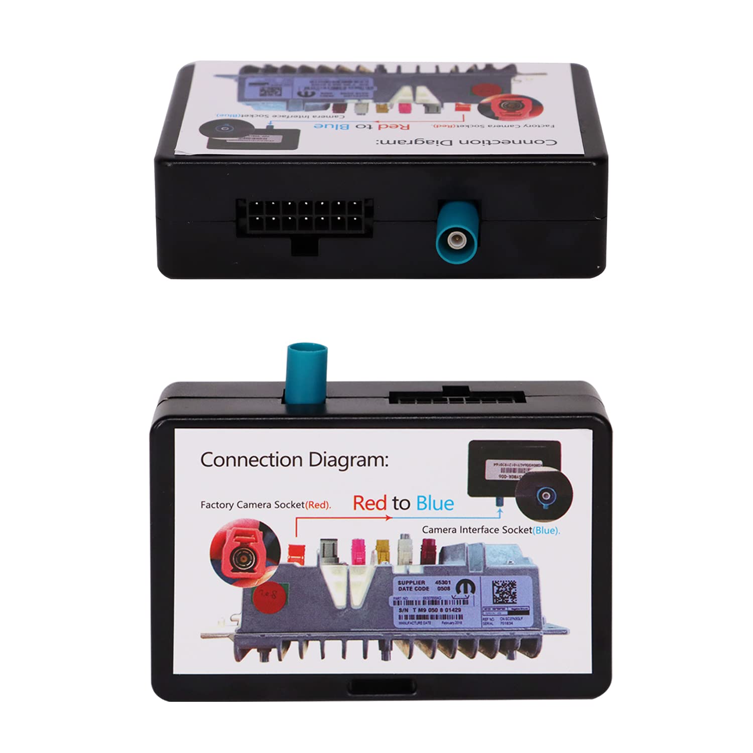 Linkswell Jdcamadpt-19 Factory Adapter For Jeep Wrangler 2018 2019 2020 And Ram 2019 2020 Factory Camera Retention Interface Fac