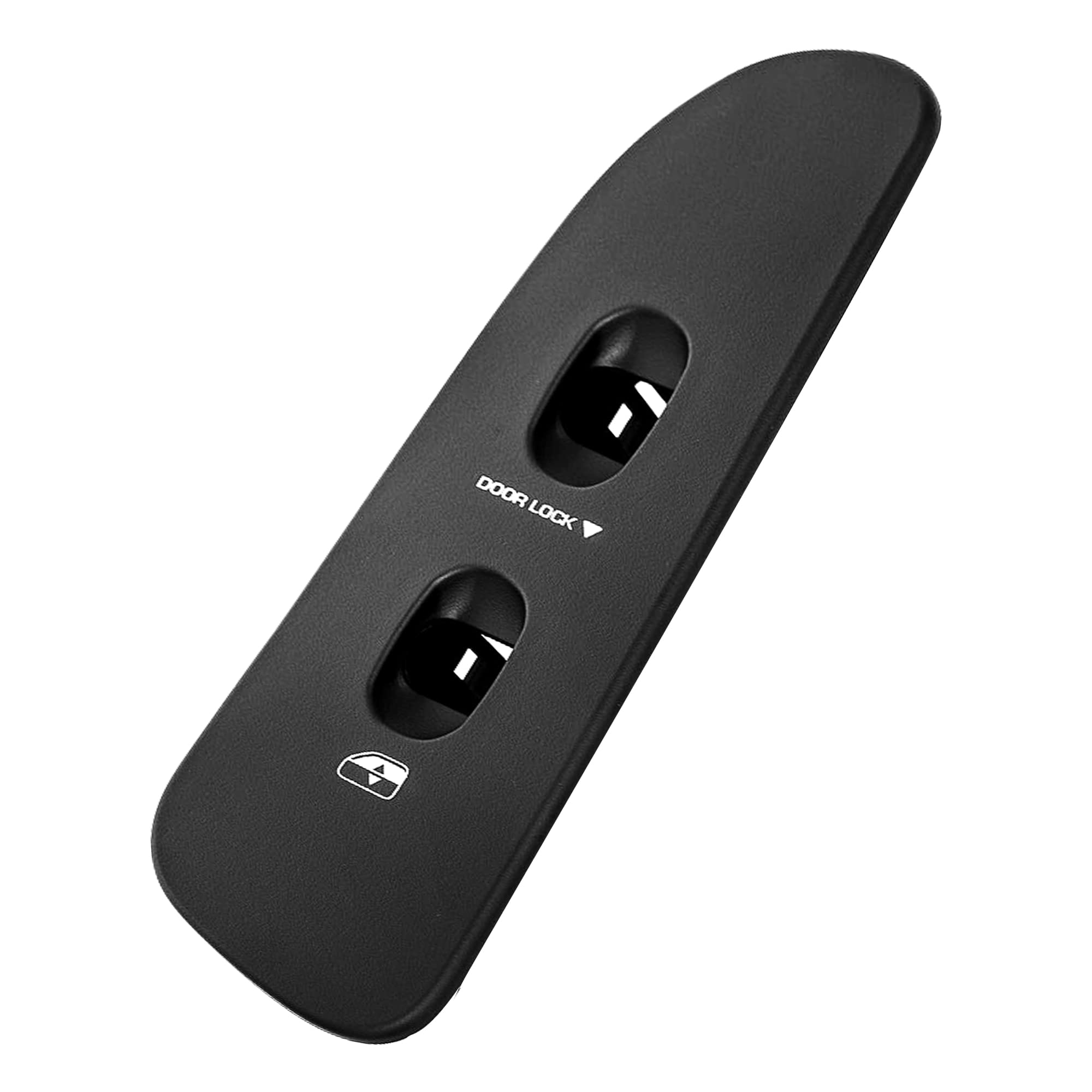 Basiker Window Switch Cover, Passenger Side Door Switch Panel Bezel Trim For 2002 To 2010 Dodge Ram 1500 2500 3500, Black