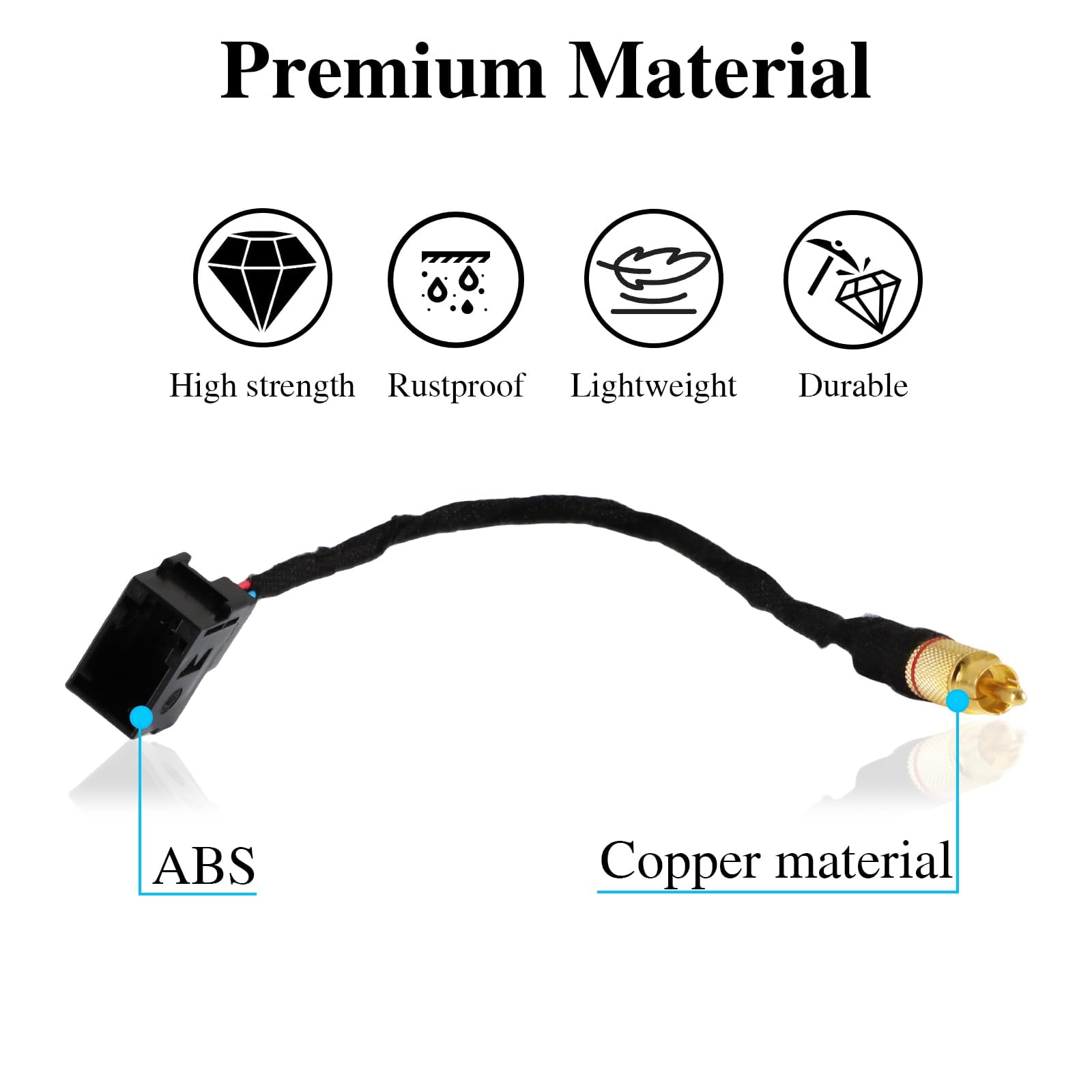 Kpalag Backup Camera Harness Adapter Replacement 4 Inch To 8 Inch Pnp Rear View Compatible With Ford Sync2 Sync3,Replace#:Hc3Z-1