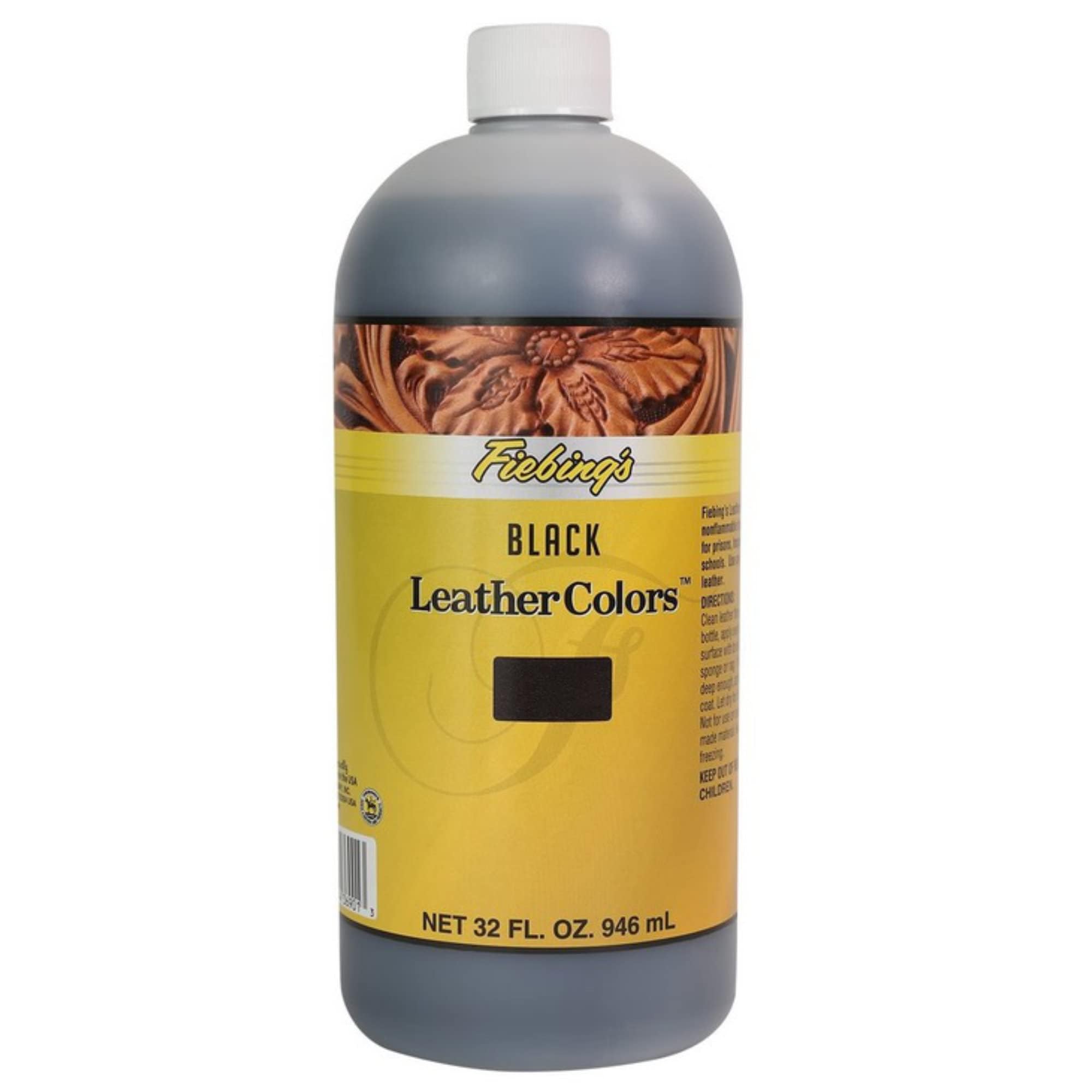 Fiebing's Leathercolors Quart, Black