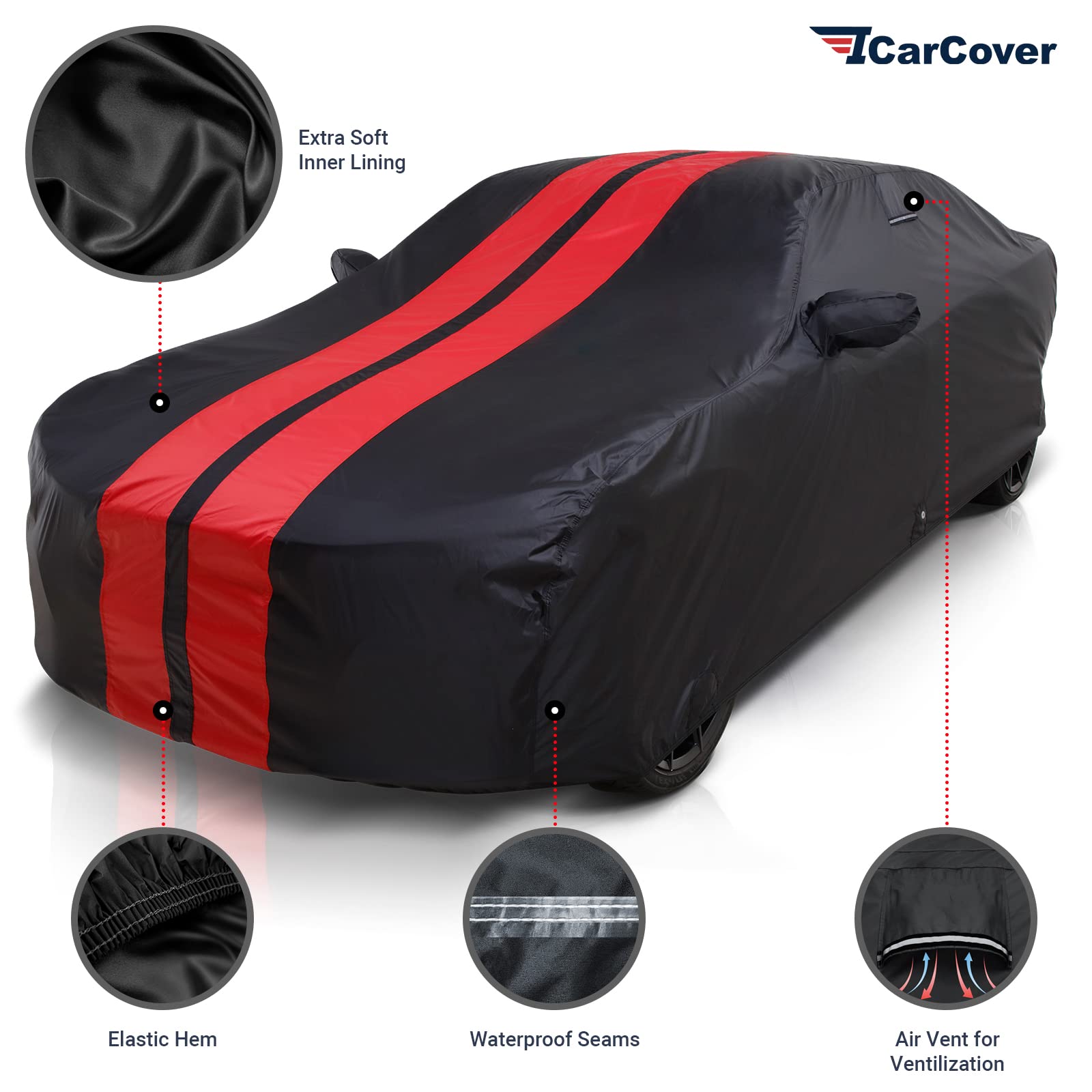 Icarcover Custom Car Cover For 2020-2025 Toyota Gr Supra Waterproof All Weather Rain Snow Uv Sun Protector Full Exterior Indoor