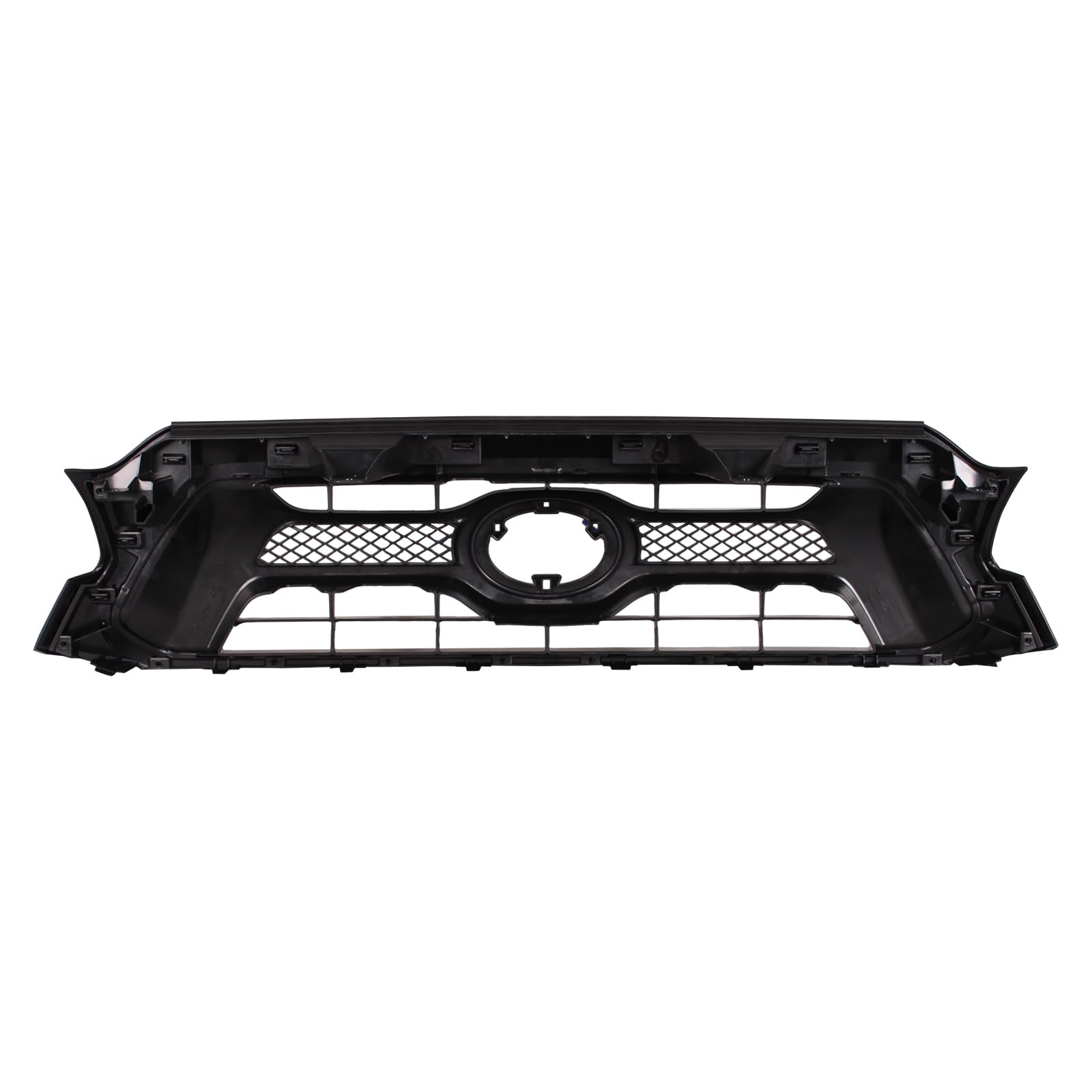 TYG (CAPA QUALITY) Front Grille Compatible with 2012-2015 Toyota Tacoma w/Black Frame, ABS OEM Replacement Bumper Grill for TO12