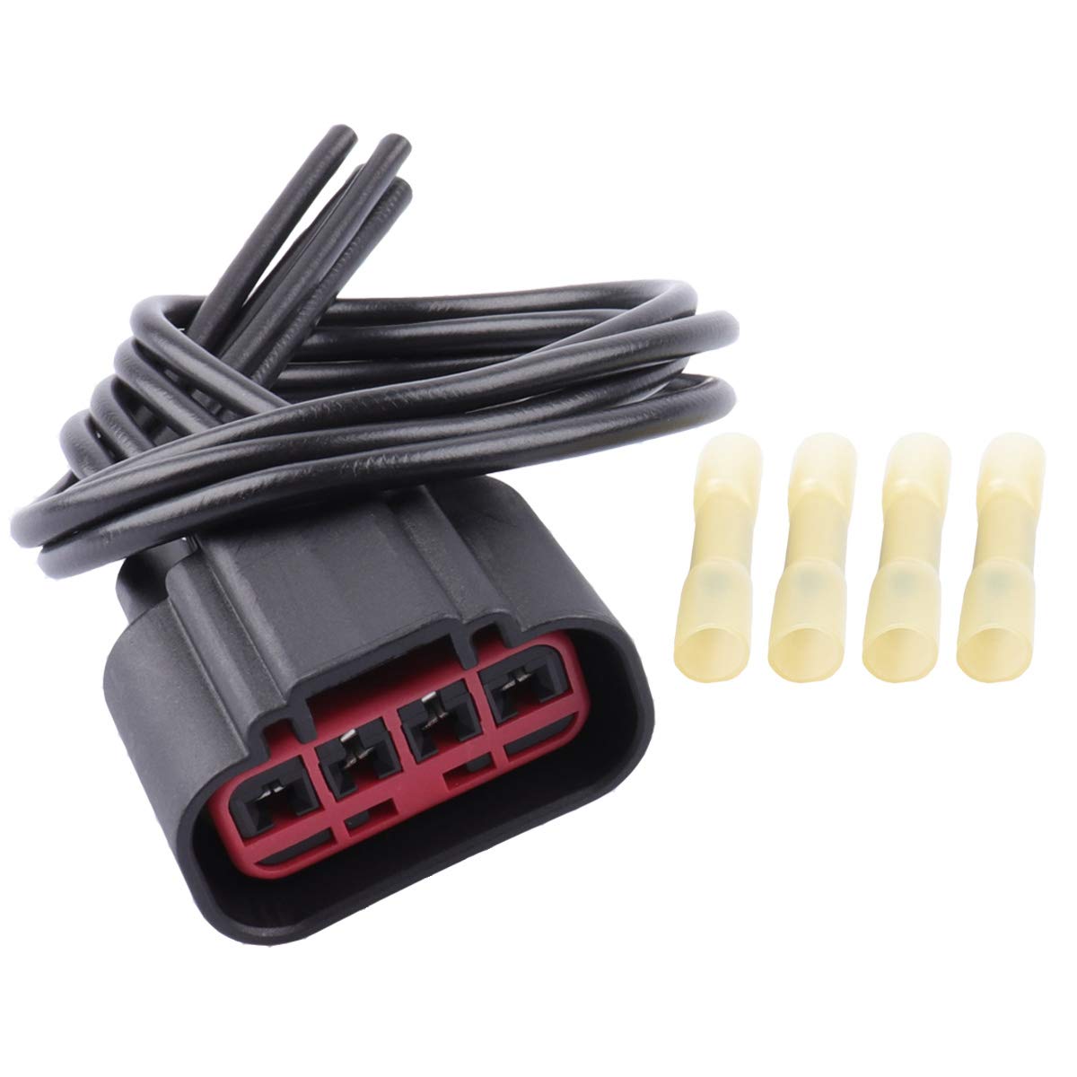 WPT688 HVAC Blower Motor Resistor Connector Plug Wiring Harness Pigtail Compatible with Explorer Escape Expedition Mustang Fiest