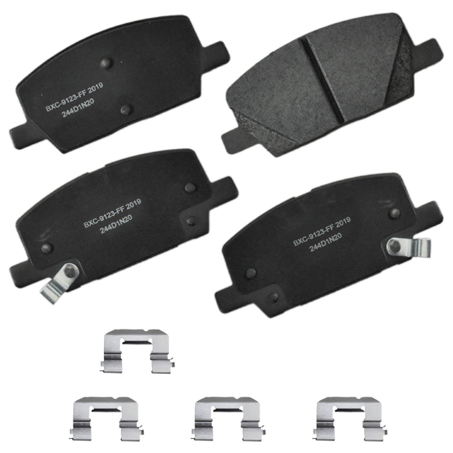Bendix Premium Sbc2019 Ceramic Front Brake Pads For Buick Encore 2022-2018, Chevrolet Trax 2022-2018