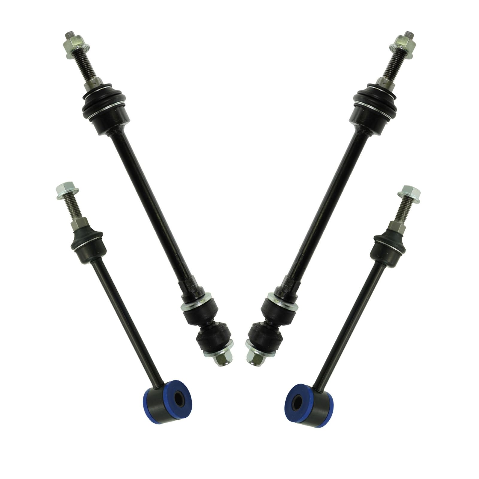 Trq Sway Bar Stabilizer Link Set Front & Rear Compatible With 04-05 Ram 1500