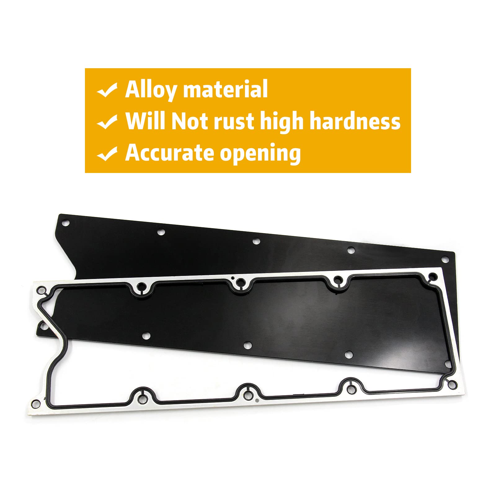 Mscrp Ls Gen 3 Valley Pan Cover Plate With Gasket And Seals Low Profile Compatible With Lsx Ls1 Lm7 Lr4 Lq4 Ls6 L59