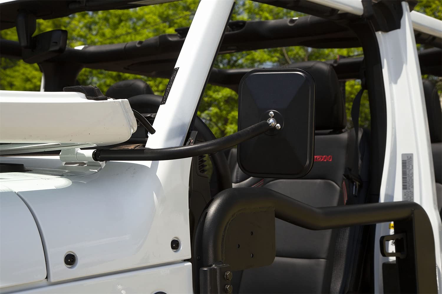 Rugged Ridge Trail Mirrors For Jeep Wrangler/Gladiator | 11025.26 | Fits 2018-2025 Jeep Wrangler Jl; 2020-2025 Jeep Gladiator Jt