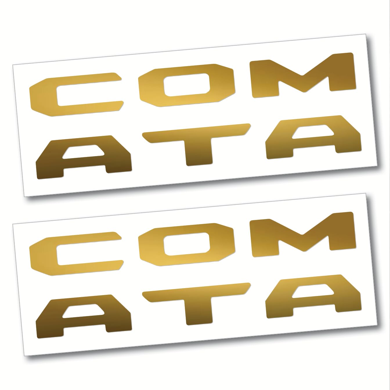 (2 Sets) Prime Series UV Weatherproof Vinyl Decals for Glove Box Dashboard Letter Inserts Compatible 2016-2023 Toyota Tacoma (Me