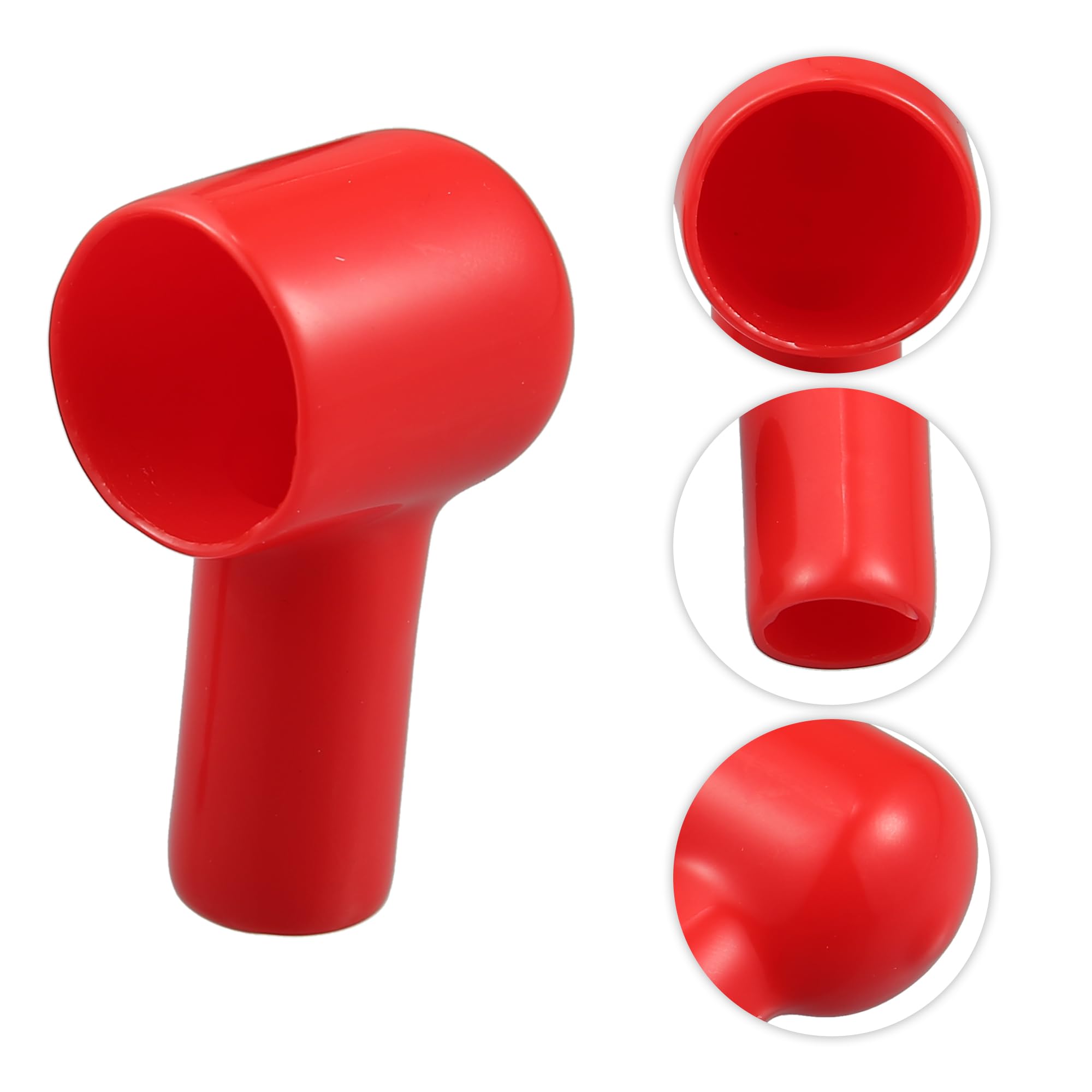 X AUTOHAUX Battery Terminal Boots Insulating Rubber Covers Red Black Cable Lug Protector Cover Lug Caps for Car Marine 20 Pcs