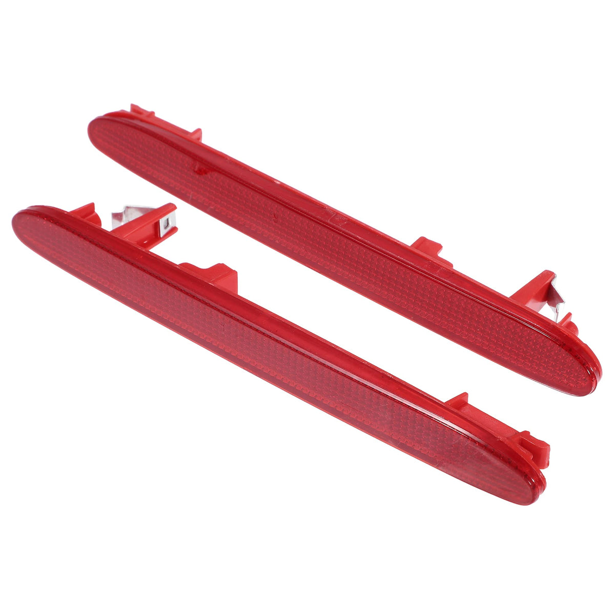 A ABSOPRO Car Rear Left Right Bumper Reflector 33555-SEA-013 33505-SEA-013 for Honda CR-V EX LX SE 2005-2006 Plastic Red (Set of