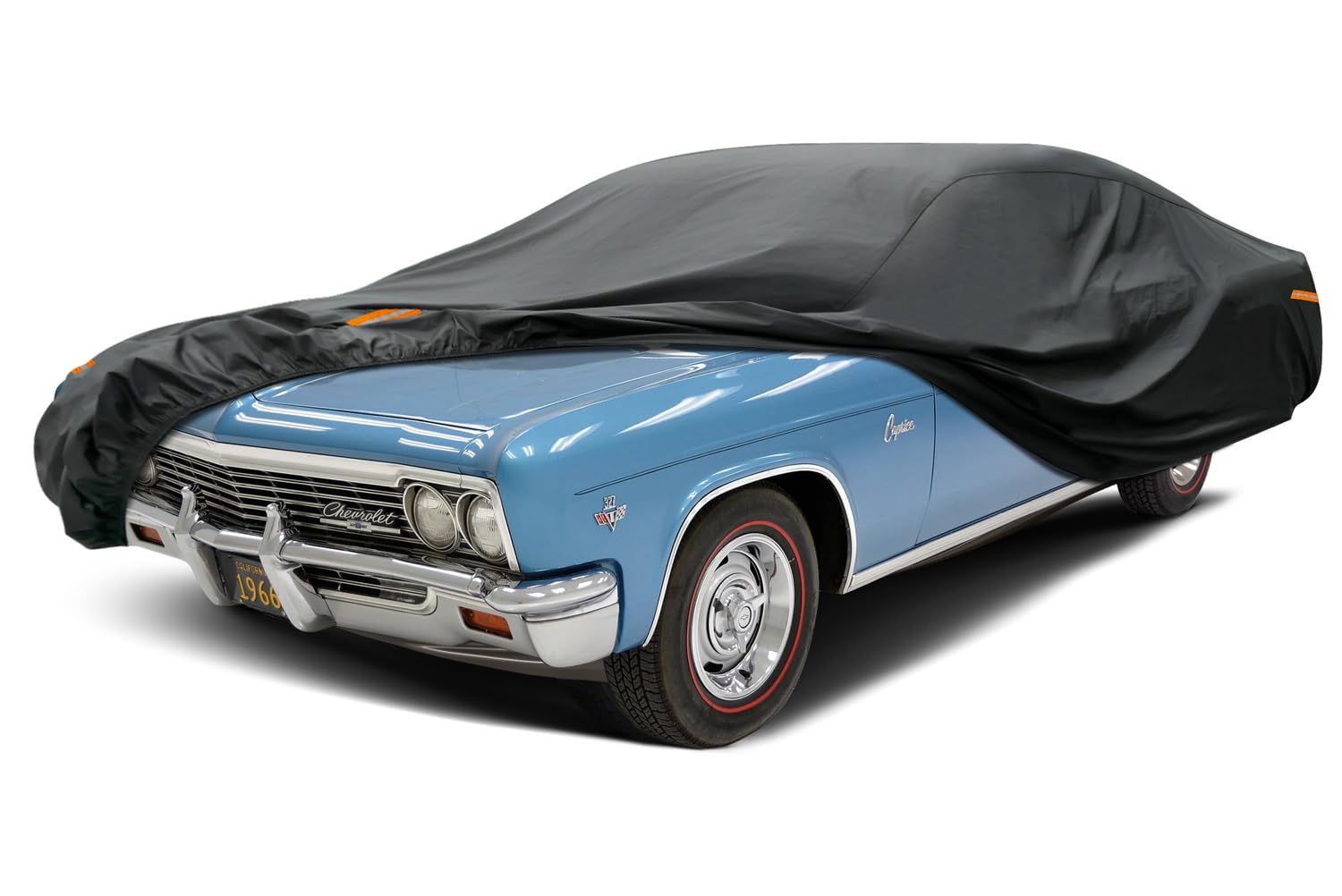 Kayme Car Cover Waterproof All Weather For Large Sedan,Outdoor Cover Fit For Ford Crown Victoria, Cadillac Dts, Grand Marquis, L