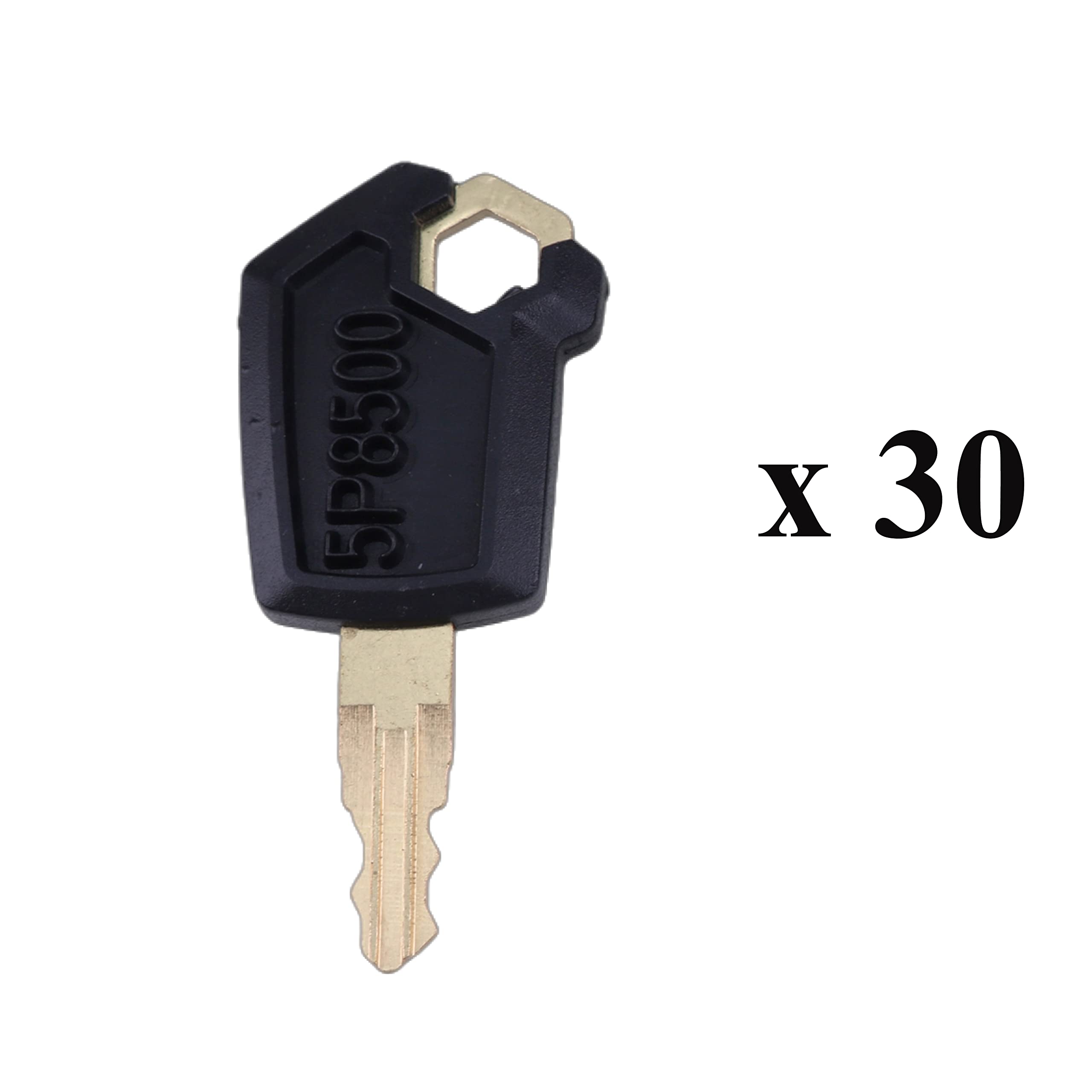 Jeenda 30Pcs Ignition Keys 5P8500 5P-8500 For Caterpillar Cat Heavy Equipment Loaders Excavators Dozers 0964753 0966198 8V4404 9G2777 980K 980H 416C 248B …