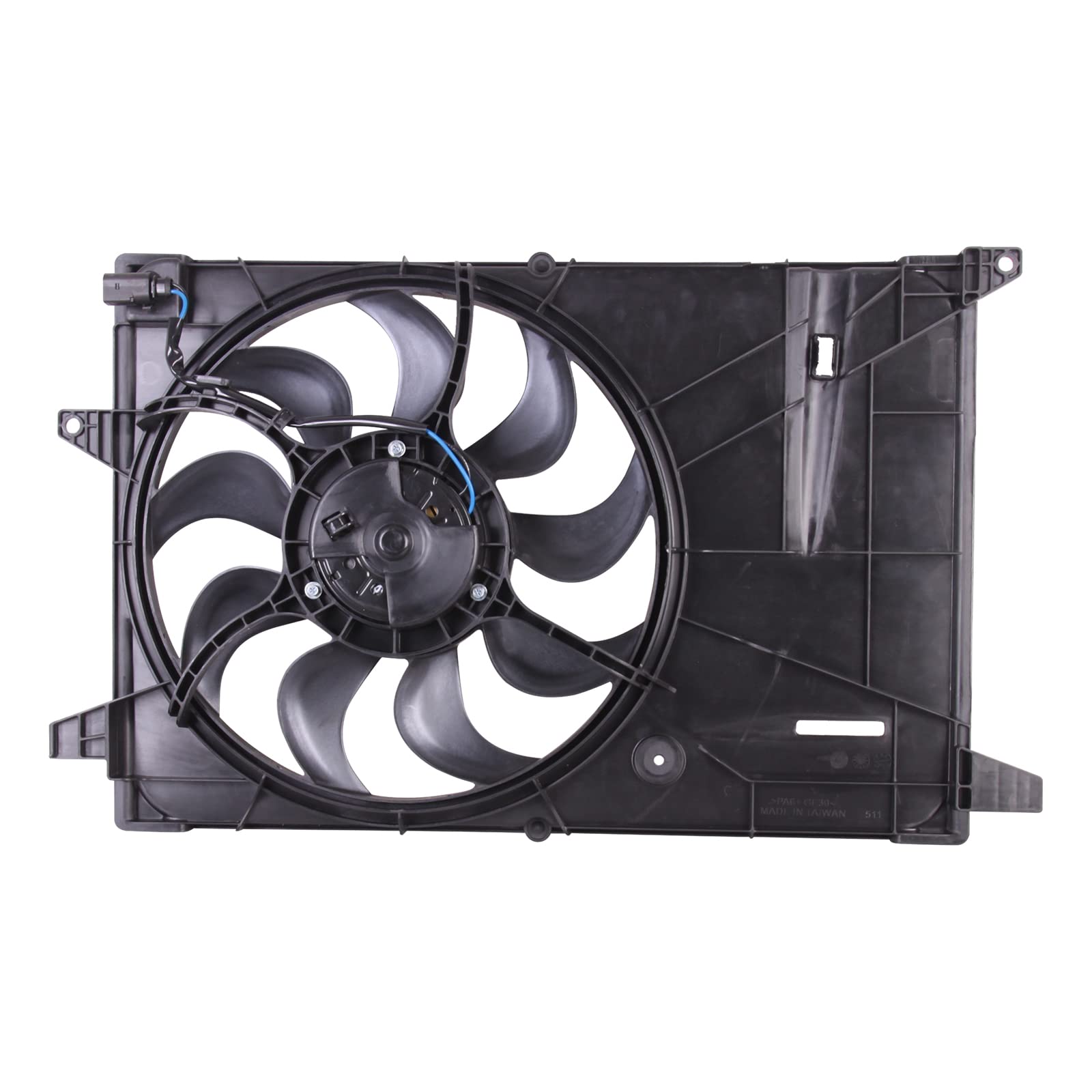 TYG OE Replacement(CAPA Quality) Cooling Fan Extra Silent for 2016-2022 Chevrolet Spark L4/1.4 | 42426778 | GM3115271 | 621-558