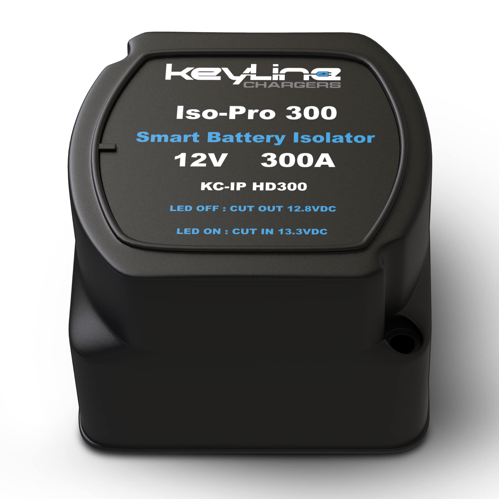 Dual Battery Isolator Heavy Duty 300 AMP 1000 AMP Peak Voltage Sensitive Relay VSR for 12 Volt Systems - Works with All Batterie