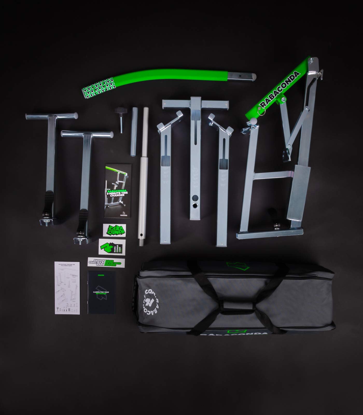 Rabaconda Dirt Bike & Dual Sport Tire Changer - Fastest Tire Bead Breaker Among Motorcycle Tire Changing Tools. Model 3Mmc – For Dirt And Dual Sport Bikes. Not Suitable For Street Bikes