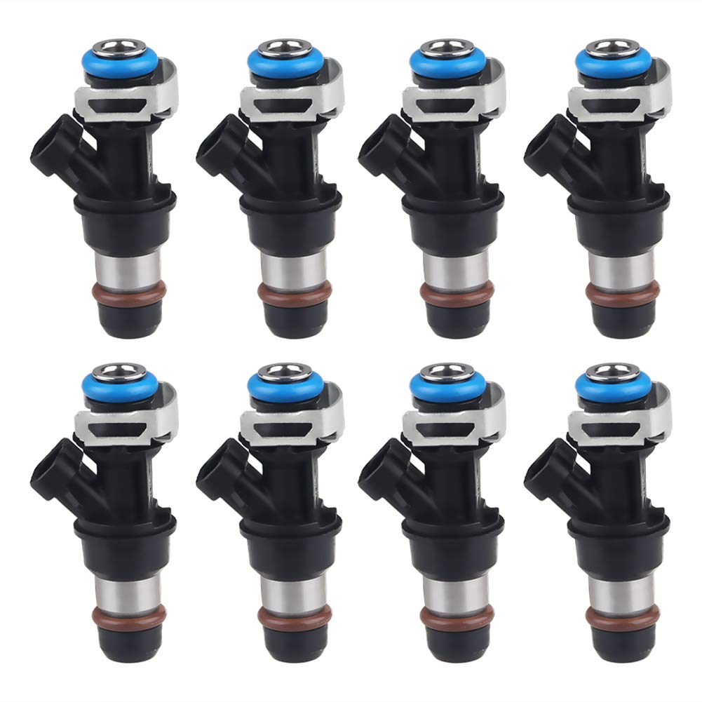 JDMON Fuel Injectors Compatible with Chevy Silverado 1500 2500 3500 Tahoe Express GMC Sierra 1500 2500 3500 Yukon Savana 4.8L 5.