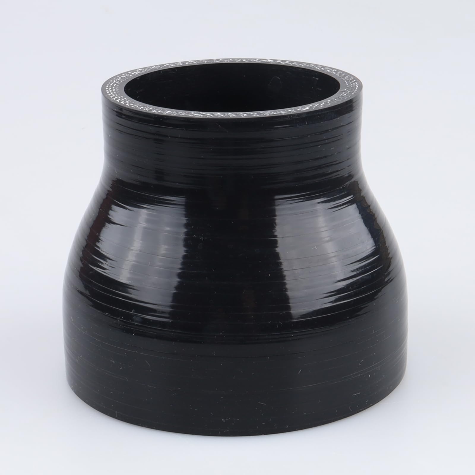 Ac Performance Id 3.25'' To 2.25'' (83Mm To 57Mm) Silicone Hose Straight Reducer 4-Ply Reinforced Black, 3'' Length