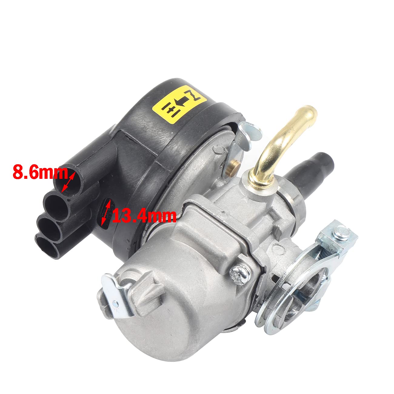 Jrl 49Cc 60Cc 66Cc 80Cc Carburetor 2 Stroke Engine Motorized Bicycle Bike Carb … (Silver)