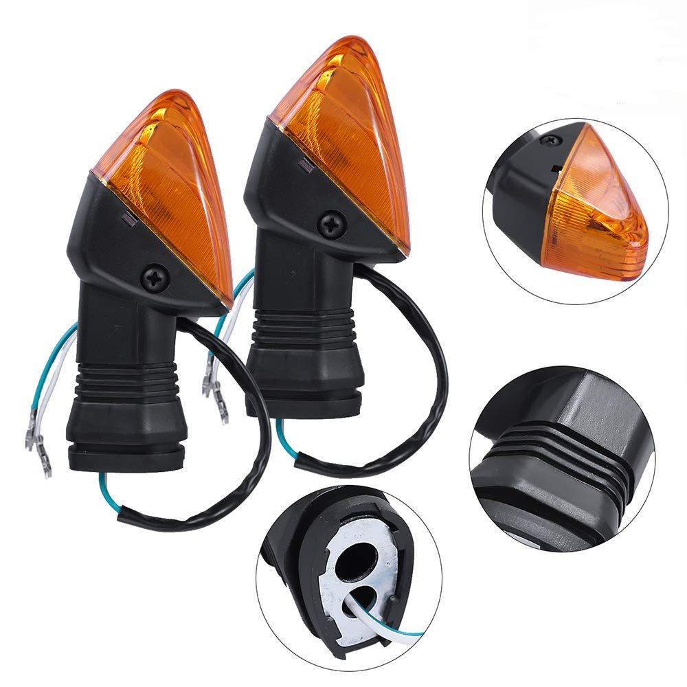 Zreneyfex Motorcycle Front Rear Turn Signal Indicator Lights Replacement For Kawasaki Zx-6R Zx-6Rr Kle500 Kle 650 Klr650 Z750S Motorcycle Turn Signals