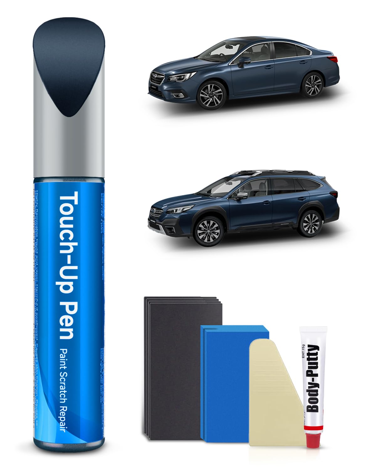 H1Q Twilight Blue Metallic Touch Up Paint Kit Compatible with Subaru Exact Match Car Scratch Repair Touch Up Paint Kit