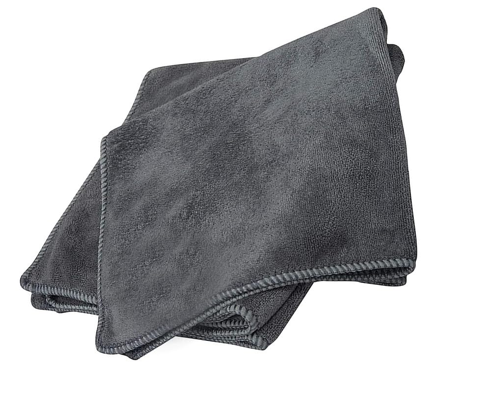 Auto EShopping Microfiber Car Cleaning Multicolor Cloth Towel Pack of 2 Piece 40x40 340 GSM for Car Bike Cleaning Polishing Was