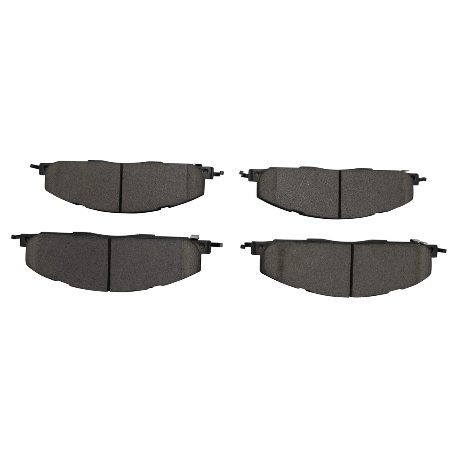 TRQ Rear Brake Pads Ceramic - Compatible with 2009-2010 Dodge Ram 2500, 3500, 2012 Ram 1500, 2011-2018 2500, 3500