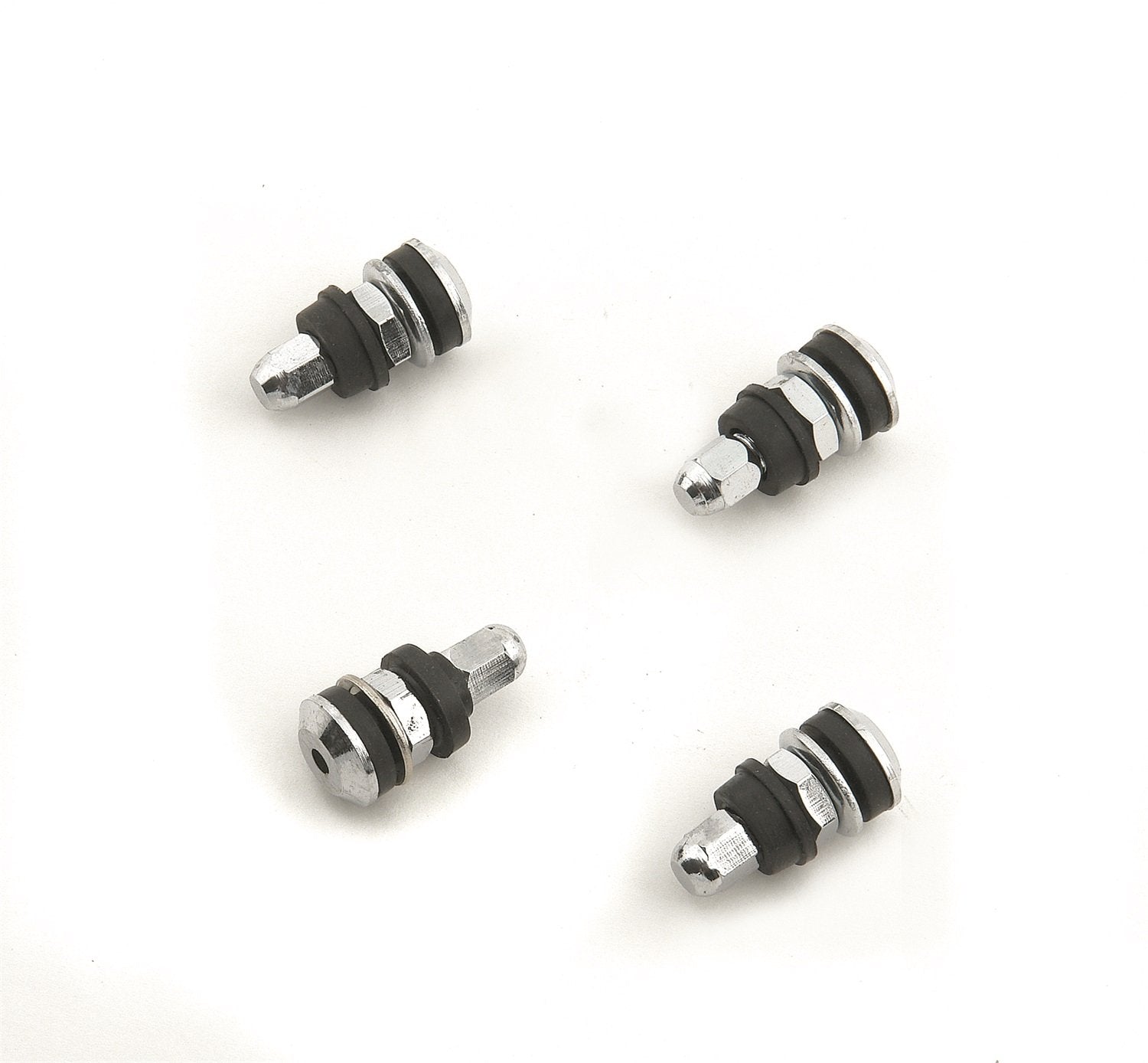 Mr Gasket 1957Mrg Straight Chrome Tire Valve Stem-4 Per Set