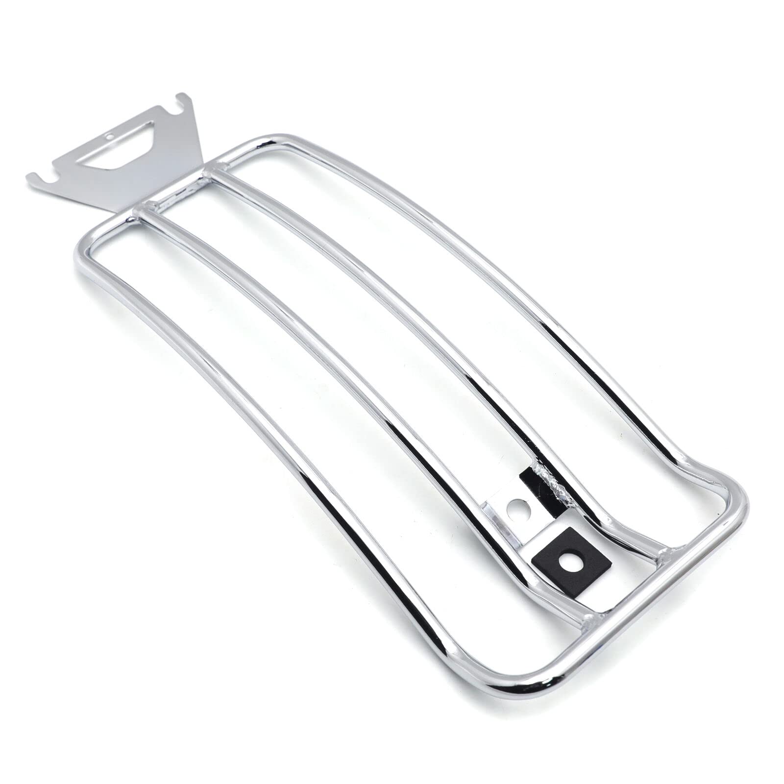 Smt-Chrome Steel Rear Shelf Fender Rack Plated Luggage Shelf 14''X6'' Compatible With Harley Davidson Flht Electra Glide Flhx St