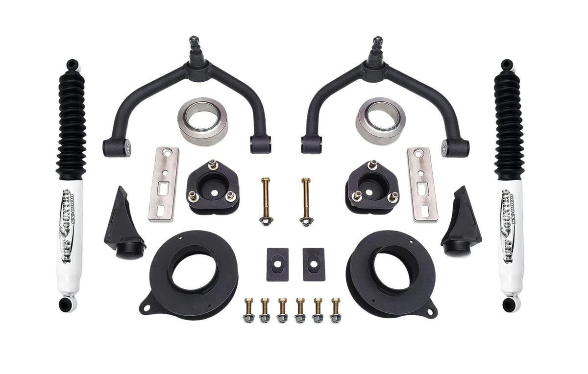 Tuff Country 4' Lift Kit With Ball Joint Upper Control Arms And Shocks Compatible With/Replacement For Dodge Ram 1500 2019-2022 Compatible With/Replacement 34119Kn 5 Lug