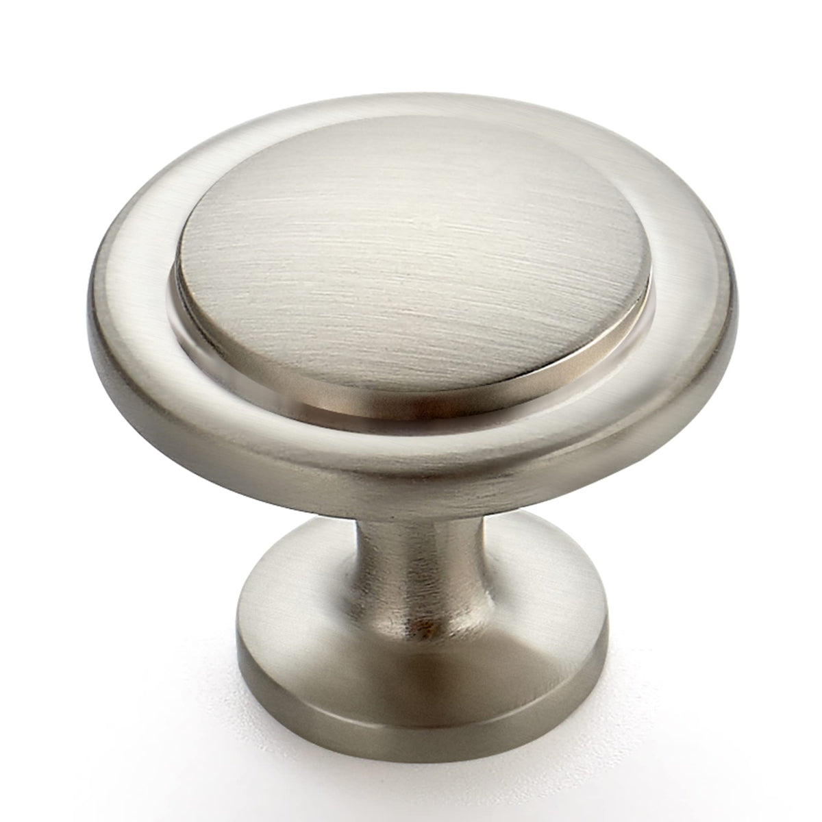 Ravinte 1 Pack 1-1/4 Inch Kitchen Cabinet Knobs Dresser Knobs Drawer Knobs Brushed Nickel Zinc Knobs Drawer Pulls Door Knobs Dresser Drawer Handles Knobs For Dresser Drawers