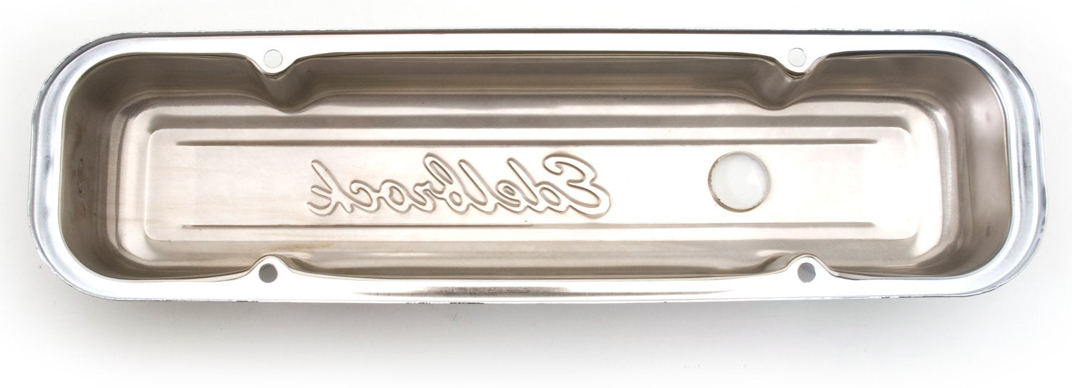 Edelbrock 4456 Signature Series Chrome Valve Covers - Set Of 2