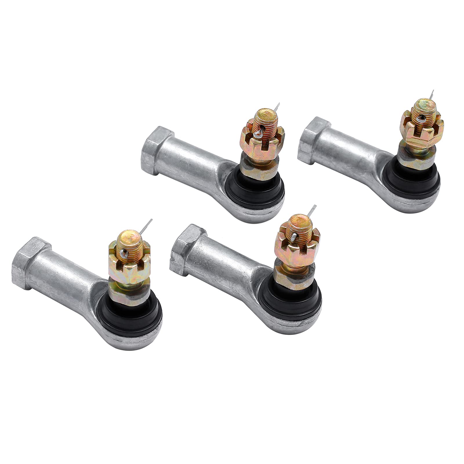 Tie Rod End Kit, Two Sets, Ball Joint, Compatible With 2000-2017 Honda Rancher 350/400 / 420 | 03-17 Honda Rincon 650/680 | 1989