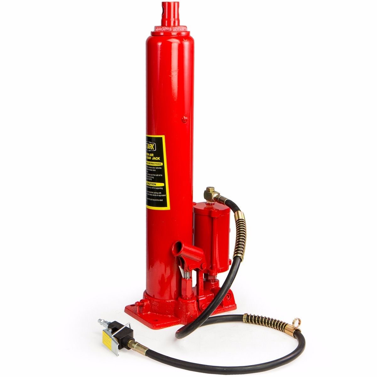 XtremepowerUS 8 Ton Air/Hydraulic Long Ram Jack Piston Ram 8-Ton Capacity Cherry Crane Shop Engine Hoist Lift For Truck- 8.0 Lbs