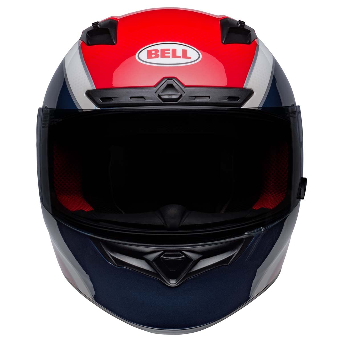 Bell Qualifier Dlx Mips Street Helmet (Classic Gloss Navy/Red - Large)