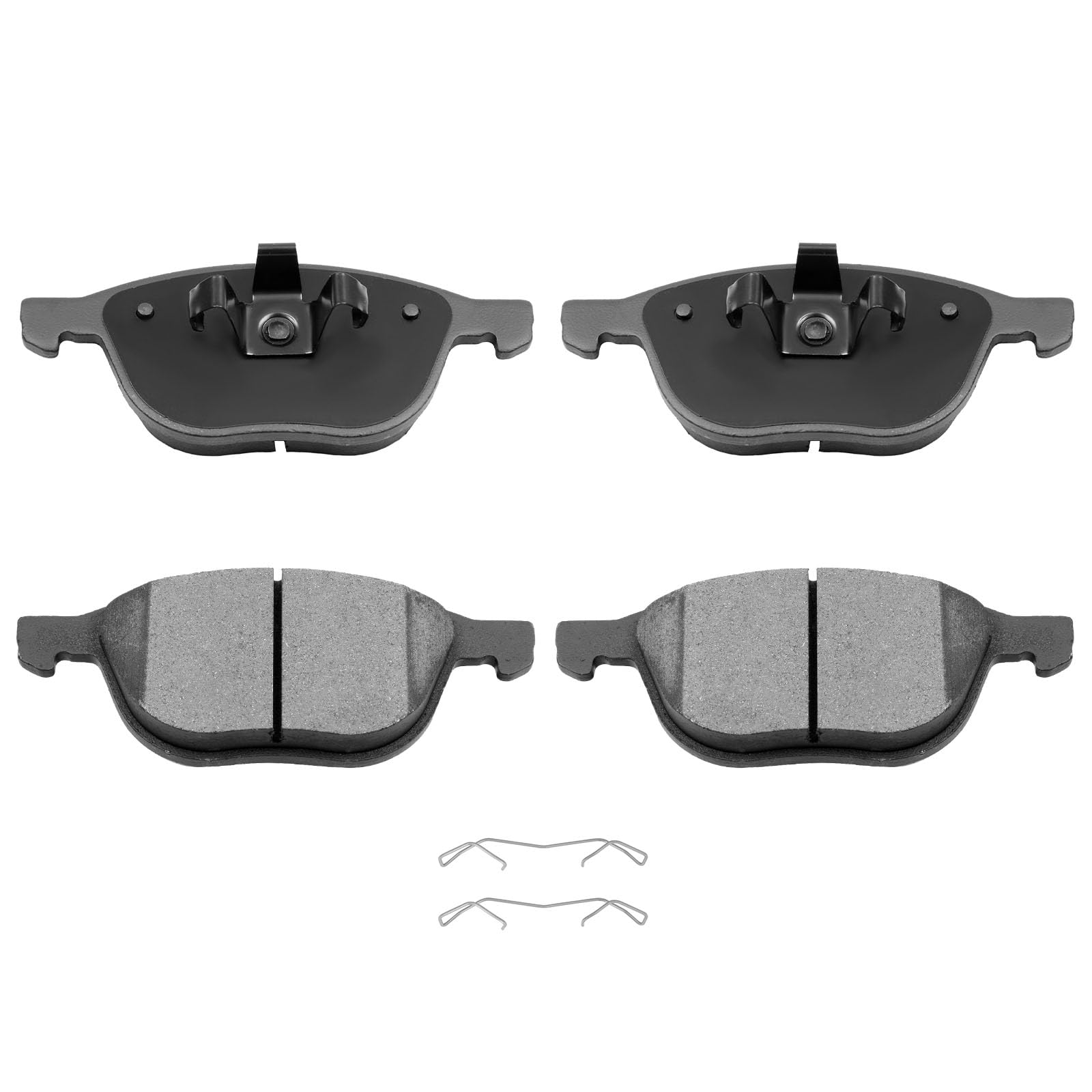 Automuto 4Pcs Front Ceramic Disc Brake Pads Set D1044 For Ford C-Max Ecosport Escape Focus Transit Connect For Mazda 3 3 Sport 5