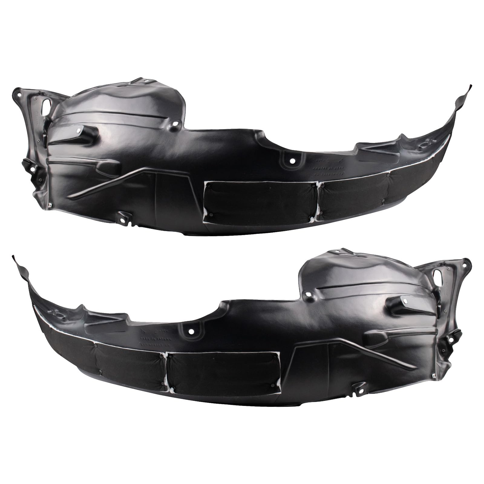 Trq Front Inner Fender Liner Set Compatible With 2016-2018 Acura Rdx Ac1248130 Ac1249130